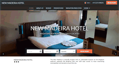 Desktop Screenshot of newmadeirahotel.com